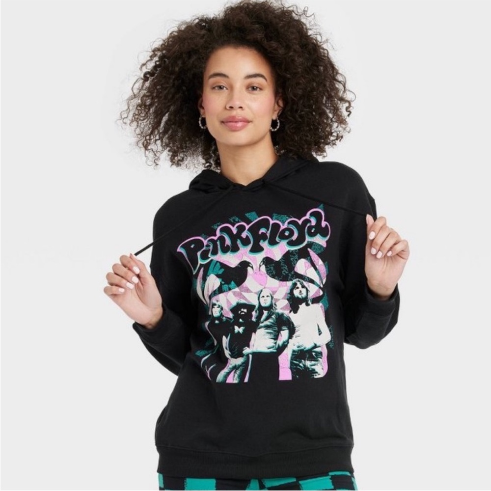 Pink Floyd Black Graphic Sweater